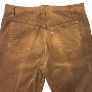 Vintage Levis 515 Corduroy Pants Brown Made in USA Mens 36x32 White Tab